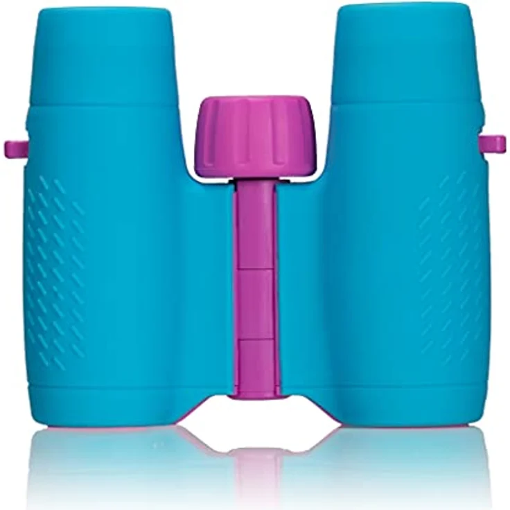 BRESSER junior Bresser Junior Fernglas 6x21, kompaktes Kinderfernglas mit verstellbaren Linsen und Umklappbaren Augenmuscheln, inklusive Tasche und Linsenputztuch – Bild 5