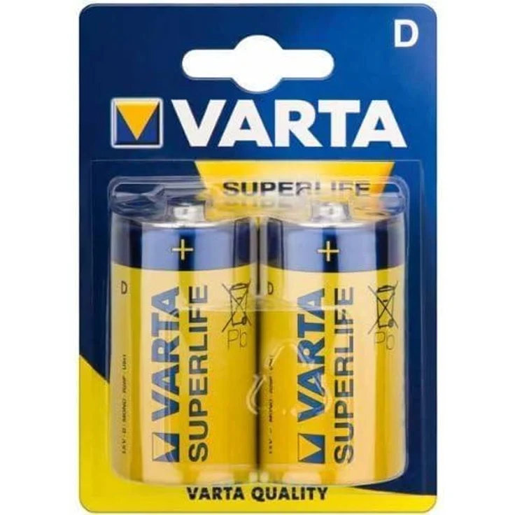 Varta bblisters 2-Batterien Salinen Superlife 2020 Mono D LR20 – Bild 3