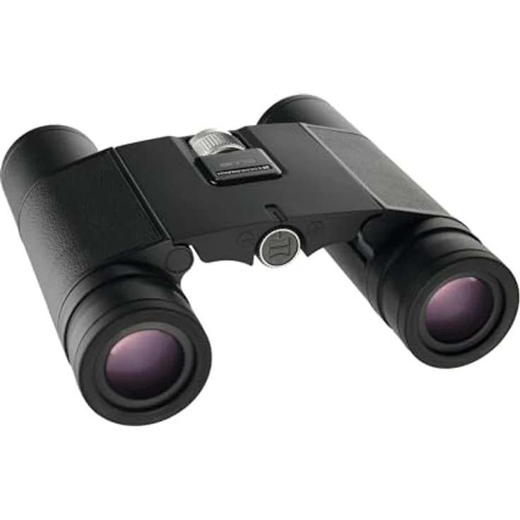 Eschenbach Fernglas Club 10x25 B, Dachkant-Fernglas mit BAK-4-Prismen, 25mm Öffnung, wasserdicht, Schwarz (gummiert) – Bild 5
