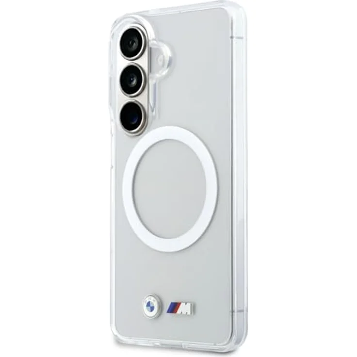 CG MOBILE BMW IML Stoßfestes Metalllogo, Hardcase-Hülle kompatibel mit Mag Safe für Samsung Galaxy S26, transparent – Bild 2