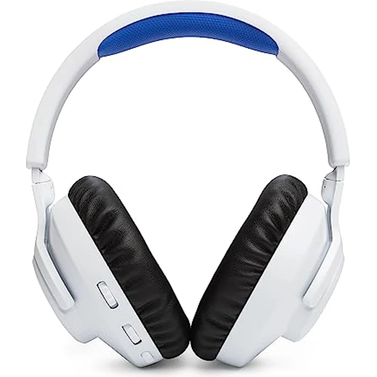 JBL Quantum 360P Over-Ear Gaming Kopfhörer – Für die Playstation sowie PC, Mac und Nintendo Switch – Mit Boom Mikrofon und 22 Stunden Akkulaufzeit – Weiß – Bild 2