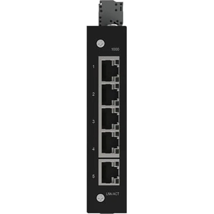 WAGO Industrial-ECO-Switch 852-1111 | mit 5 ETHERNET‐Ports 10/100/1000 MBit/s Autonegotiation und Diagnose‐LEDs auf der Vorderseite, unterstützt bis zu 8000 absolute MAC‐Adressen – Bild 3