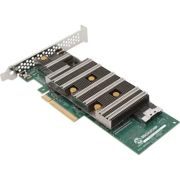Microchip Adaptec SmartRAID 3200 Series 3254-8i, 24G SAS/SATA/NVMe PCIe Gen 4 RAID-Adapter mit vollwertigem Backplane-Management