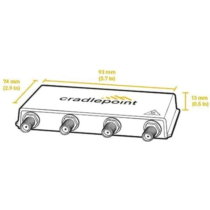 Cradlepoint MC400-5GB, 5G Modem für E3000-Serie Router mit 4FF SIM-Kartensteckplatz, Silber – Bild 5