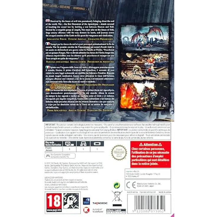 THQ Nordic Darksiders Warmastered, Nintendo Switch Spiel mit Apokalyptischer Macht und extremem Arsenal – Bild 3