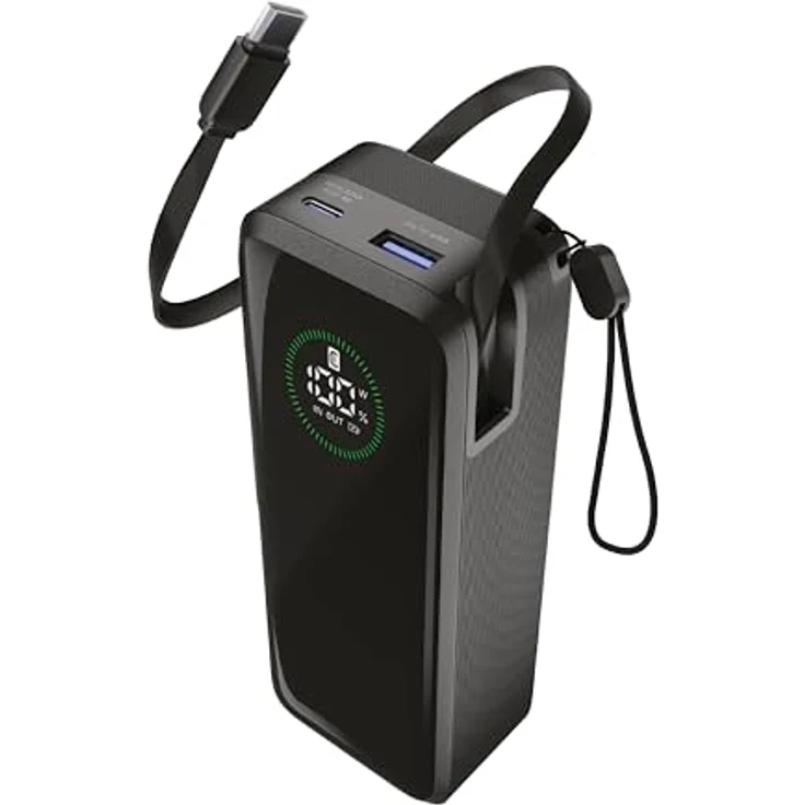 Cellular Line Roller 20000 mAh Powerbank, USB Typ-C, Schwarz, Versandkostenfrei – Bild 1