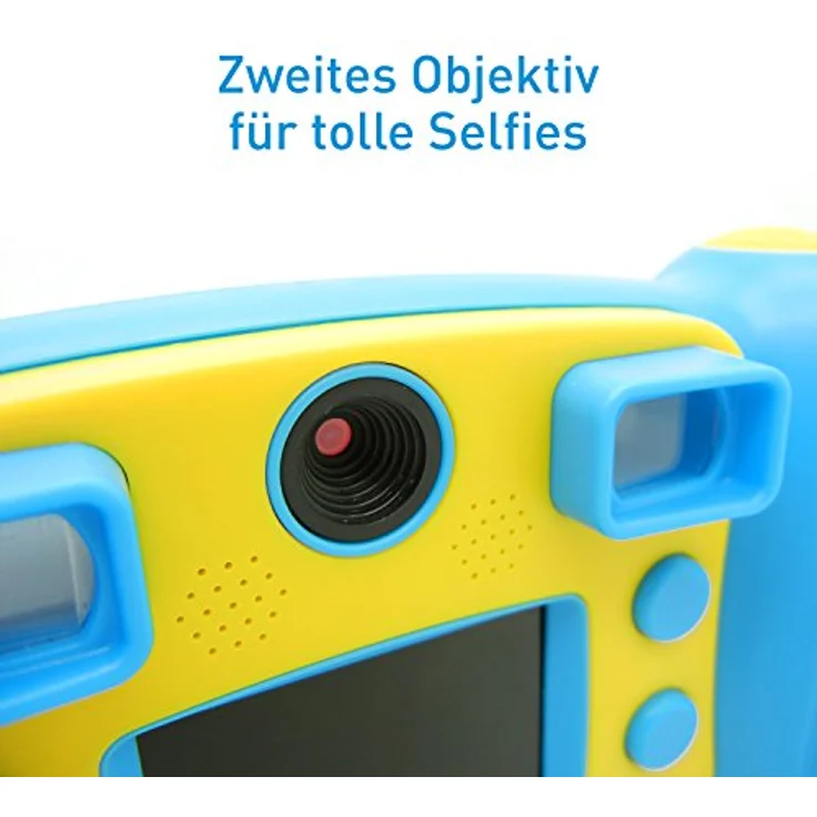 Easypix Kiddypix Galaxy Kinder Digitalkamera, blau - 5MP Auflösung, 2 Objektive, Selfies optimal geeignet – Bild 5