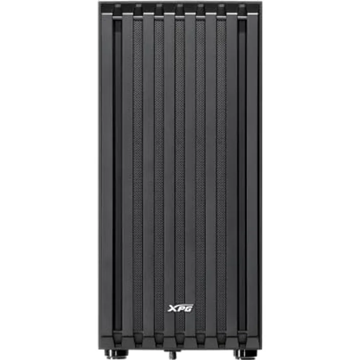 Adata XPG Valor Storm, PC Gehäuse mit gehärteter Glas-Seitenblende, modularer Bauweise und exzellentem Luftstrom, Schwarz
