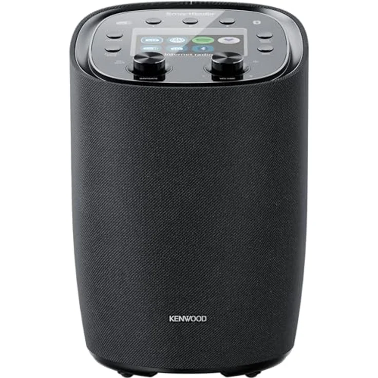 Kenwood CR-ST500S Design Smart-Radio mit 4" TFT-Farbdisplay, WiFi, DAB+, Spotify, Bluetooth, 30 W RMS Stereo, Integ. Subwoofer, OKTIV, Schwarz – Bild 2