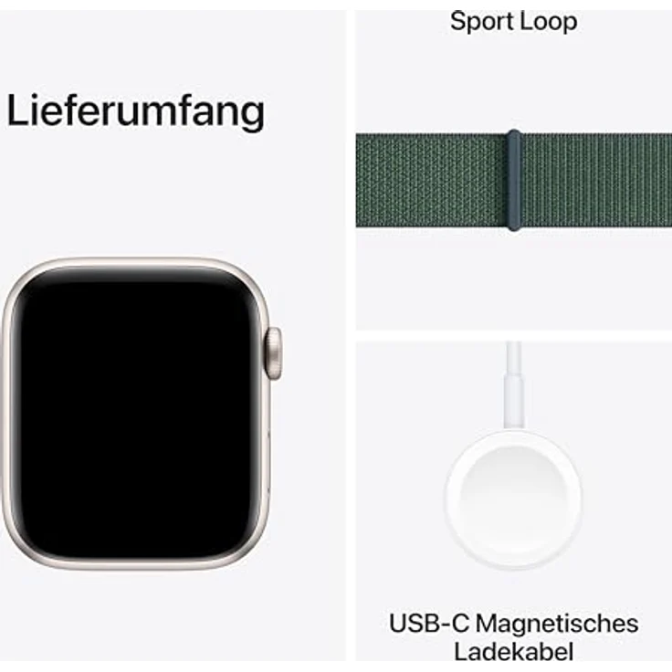 Apple Watch SE (2024) Smartwatch (Watch OS) - Innovative Features für Gesundheit und Sicherheit, neue Armbandfarben – Bild 6
