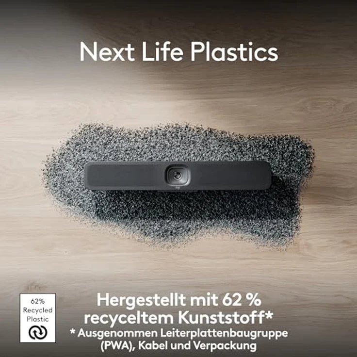 Logitech WEBCAM - MEETUP 2 - GRAPHITE, Webcam, Grau - USB - PLUGCG - WW-9006 - UK/EU. – Bild 6