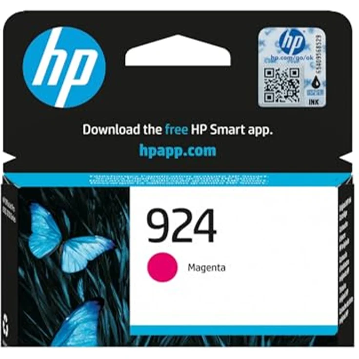 HP 924 (4K0U4NE), Magenta Original Druckerpatrone mit 400 Seiten Druckleistung für OfficeJet Pro 8120/8130 – Bild 2
