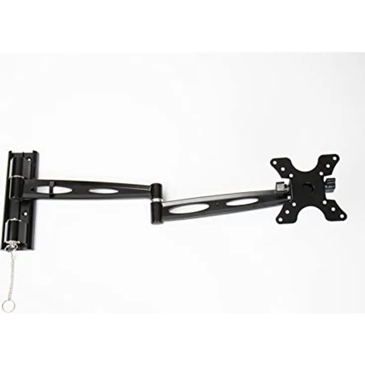 Carbest TV Wandhalter, TFT-Halter Simon Luxus XL 18"-30", schwarz, bis 10 kg, mit Schwenk- und Neigungsfunktion, TV Wandhalterung Wohnwagen, Wohnmobil