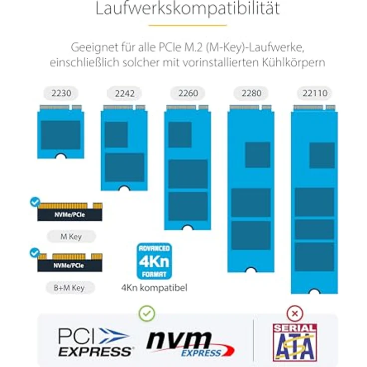 StarTech M2-HDD-DUPLICATOR-N1, 1:1 M.2 NVME DUPLICATOR, SSD + Festplatte Zubehör – Bild 5