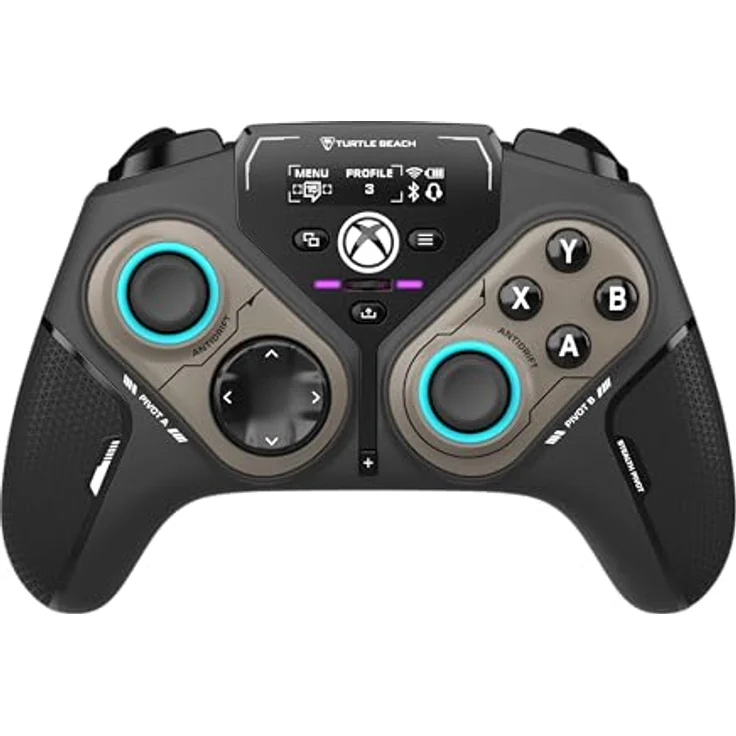 Turtle Beach Stealth Pivot kabelloser, smarter Game-Controller – Drehmodule, Display-Dashboard, Hall-Effekt-Sticks, zuweisbare Tasten, Bluetooth, Schwarz – Bild 1