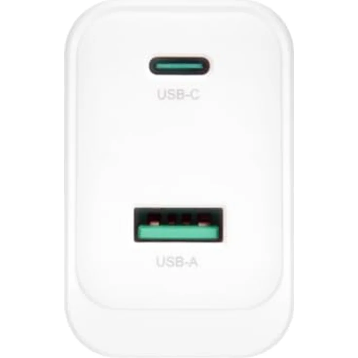Vultech CC45-1C1A, Universelles Typ-C Ladegerät Weiß mit QC3.0, PD, PPS, 45W Quick Charge für gleichzeitiges Laden – Bild 2