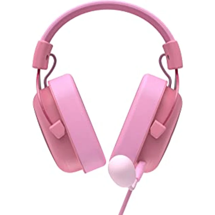 Havit H2002D Gaming Headset, kabelgebunden, rosa, 53mm Lautsprecher, hervorragende Geräuschunterdrückung und anpassbares Mikrofon – Bild 2