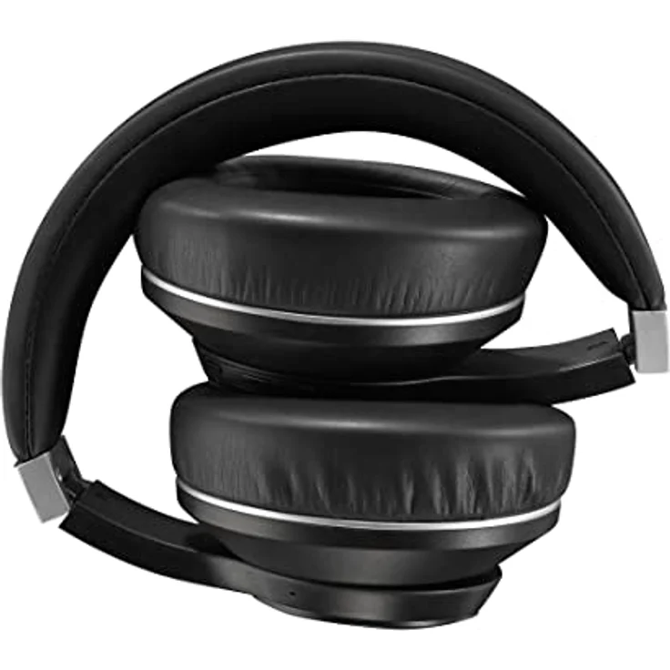 Hama Bluetooth Kopfhörer „Passion Voyage“ (Over Ear Kopfhörer, Noise Cancelling, Wireless Charging, kabellos, Kopfhörer mit Mikrofon, mit Touch Funktion, Bluetoothkopfhörer, Ohrpolster) schwarz, Klein – Bild 4