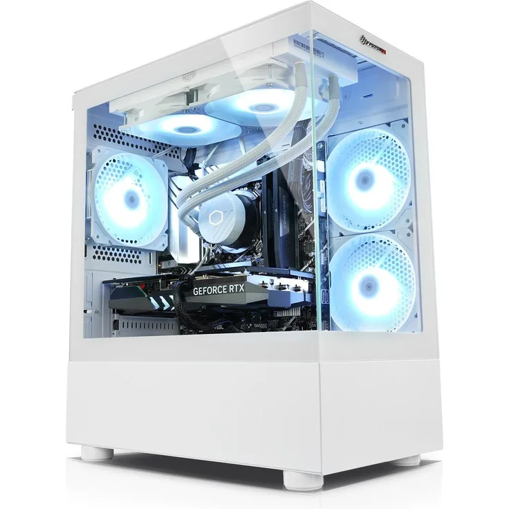 Kiebel InvaderXS 12, Gamer PC mit RTX 5060, 24 Monate Service, RGB Lüfter, 2.5Gb Gaming-LAN, vorinstalliert mit Windows 11