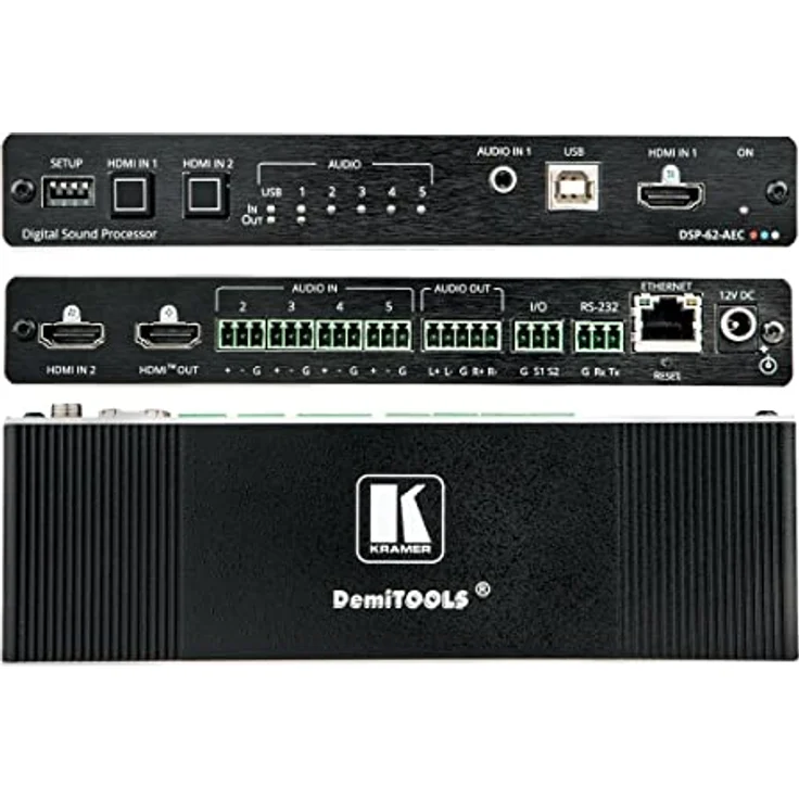 Kramer KRAMER DSP-62-AEC Audio SWITCHER-Mixer mit DSP Functions (13-80555090) – Bild 2