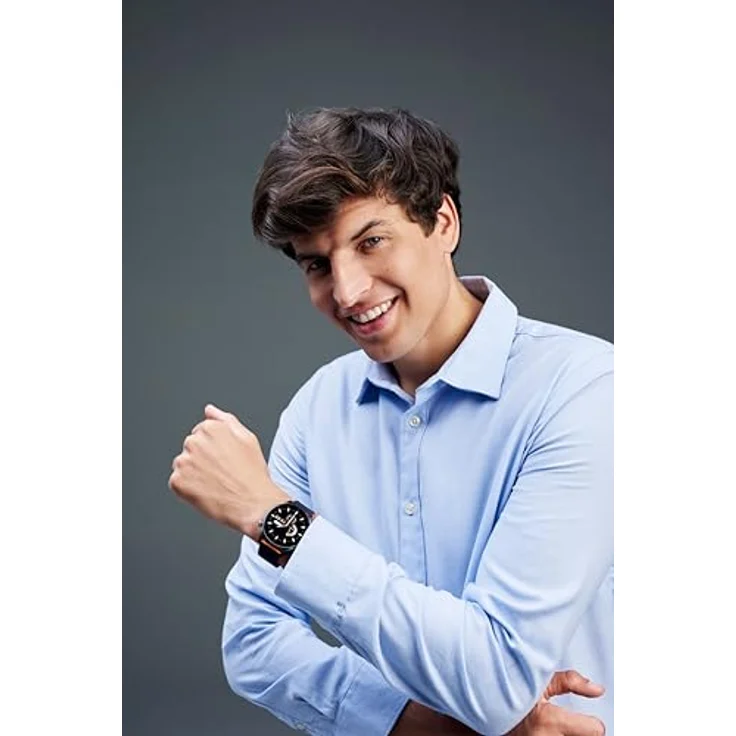 Maxcom Smartwatch FW66 IP66 IRON R mit Metallarmband, Schwarz – Bild 7