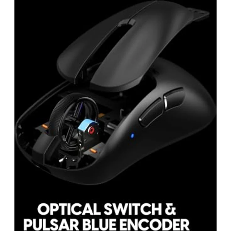 Pulsar Xlite v4 Mini Wireless, Gaming-Maus mit 32.000 DPI, 5 programmierbaren Tasten, ergonomisch für Rechtshänder, schwarz – Bild 7
