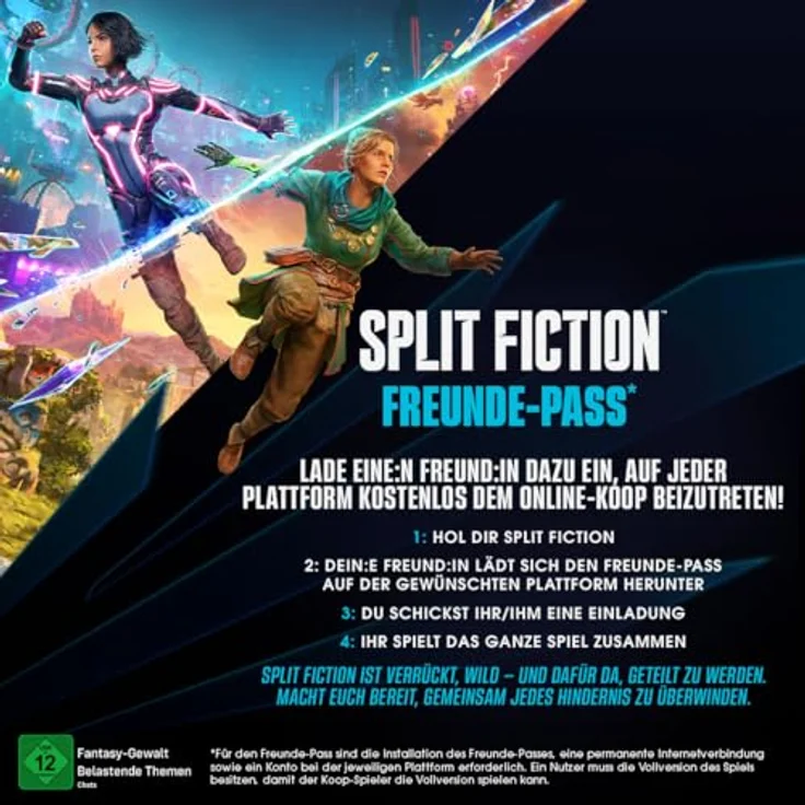 Split Fiction Xbox Series X | Deutsch, Koop-Abenteuerspiel für zwei Spieler, plattformübergreifendes Spielen, exklusiv von Hazelight – Bild 3
