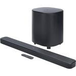 JBL Bar 500 MK2, Soundbar mit 750 W, Dolby Atmos, kabellosem 10-Zoll-Subwoofer, Schwarz