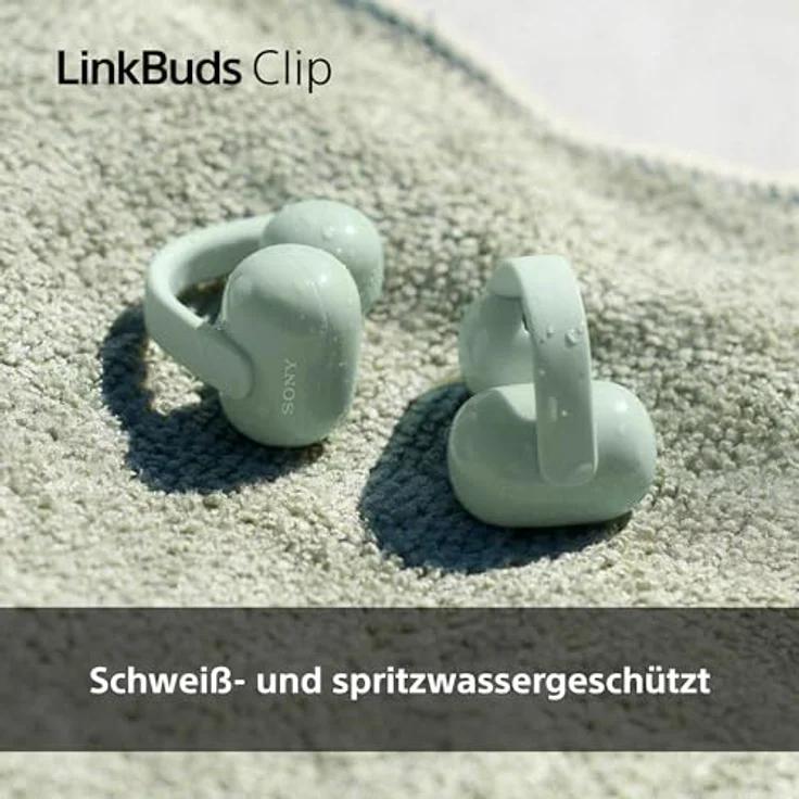 Sony LinkBuds Clip, Kabellose Kopfhörer mit 9 Stunden Akkulaufzeit, Schwarz, mit DSEE-Technologie und KI-Rauschunterdrückung – Bild 7