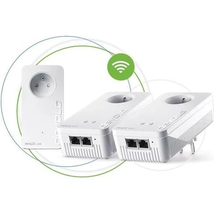 Devolo Magic 2 (1200 Mbit/s), Powerline, Weiss – Bild 1