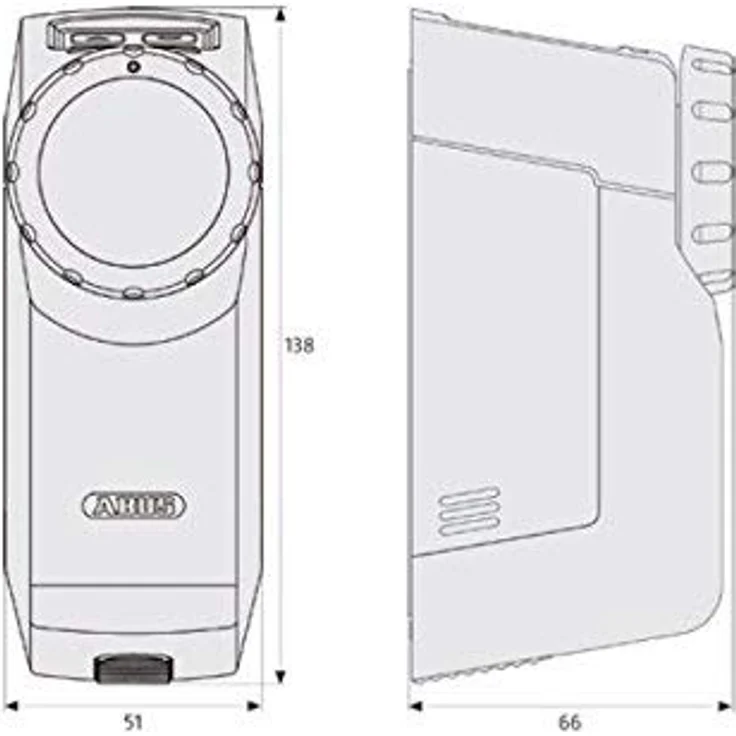 ABUS Z-Wave Funk Türschlossantrieb HomeTec Pro Cfa3010 Weiß 82968 – Bild 5