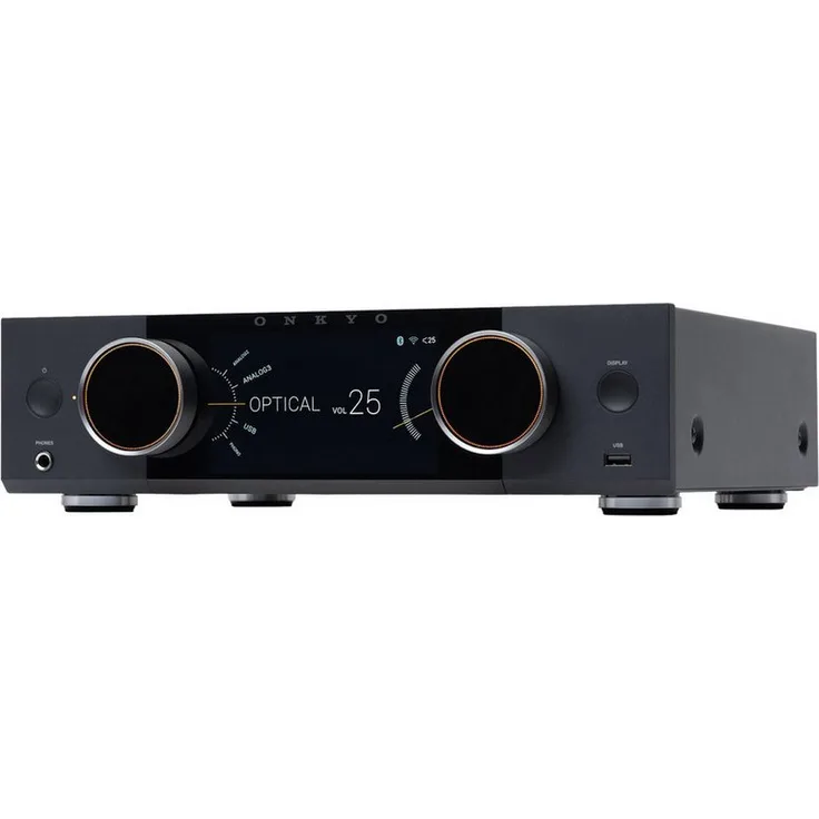 Onkyo Muse Y-50, Netzwerkintegrierter Verstärker mit 250 W Leistung, 2 Kanälen, schwarz