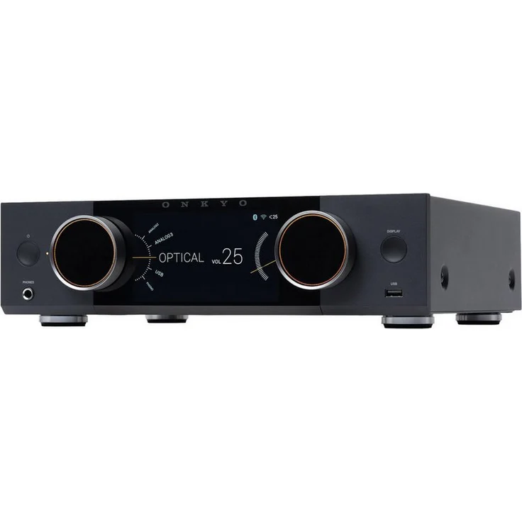 Onkyo Muse Y-50, Netzwerkintegrierter Verstärker mit 250 W Leistung, 2 Kanälen, schwarz