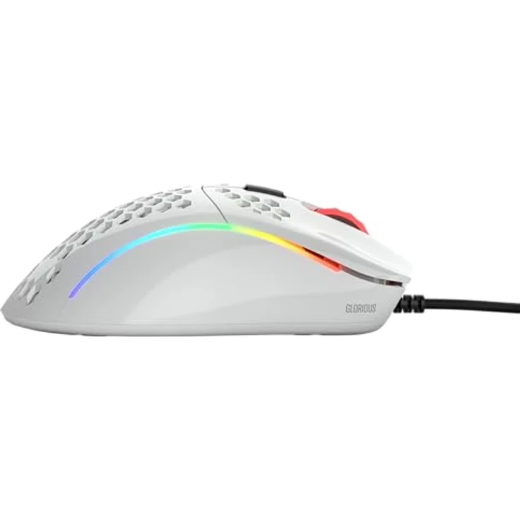 Glorious PC Gaming Race Model D- Gaming-Maus mit Kabel, Weiß Glänzend – Bild 5