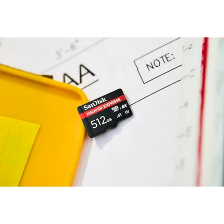 SanDisk microSD Express 512 GB, U3, UHS-I Speicherkarte mit PCIe Gen 3 NVMe Schnittstelle – Bild 2