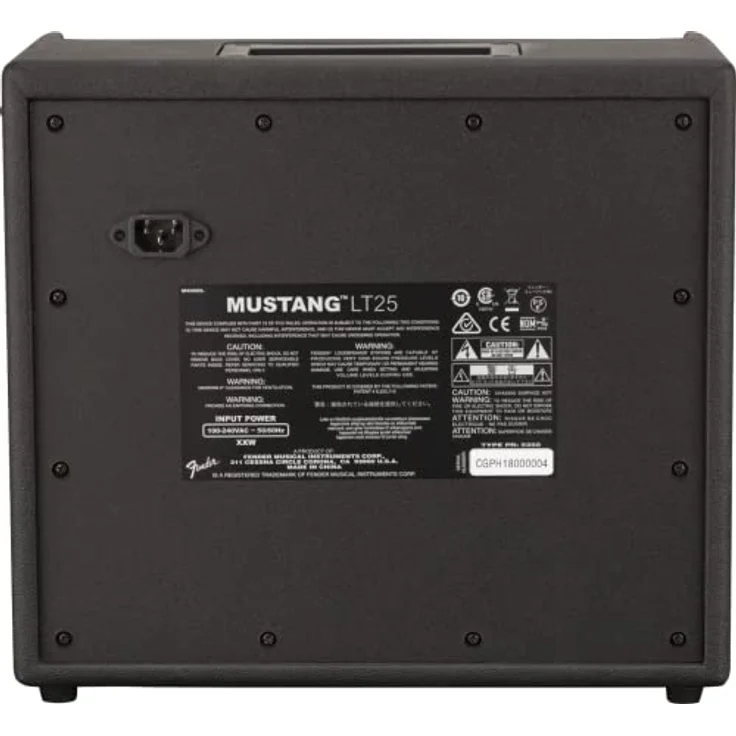 Fender Mustang LT25, 25 Watt Modeling Combo Verstärker für E-Gitarre mit 20 Verstärkersimulationen und 25 Effekten, 1,8 Zoll Farbdisplay – Bild 5