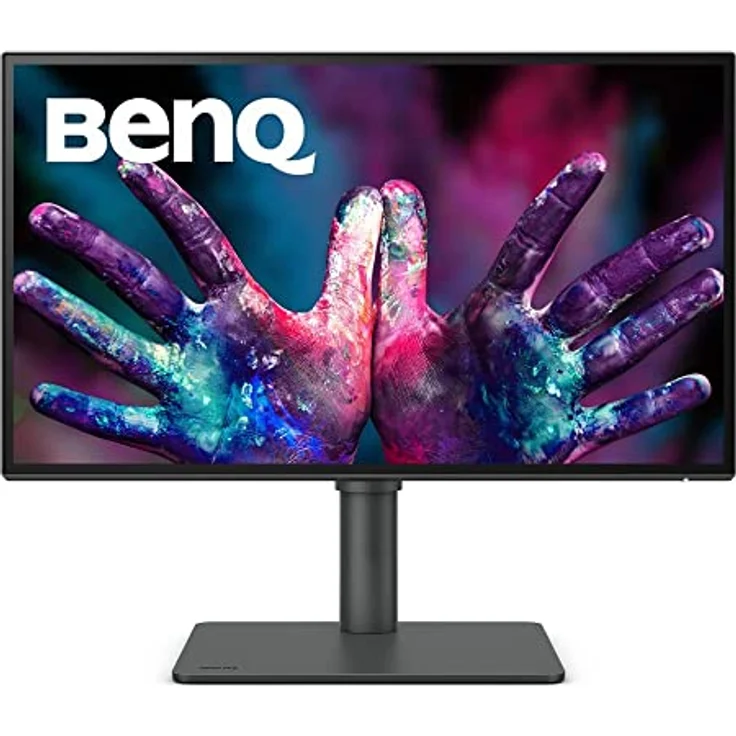 BenQ PD2506Q Grafiker Monitor (AQCOLOR Technologie, 25 Zoll, QHD, IPS, P3-Farbraum, USB-C-Laden, DP / HDMI, KVM, Hardware kalibriert, HDR 400, Höhenverstellbar), MacBook kompatibel – Bild 1