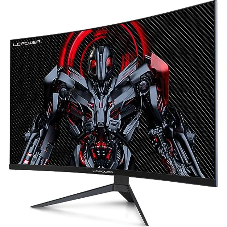 LC-POWER Curved Gaming Monitor 27 Zoll 165Hz 1ms HDR, Full HD 1080P, AMD Freesync, G SYNC Compatible, VESA, LC-M27-FHD-165-C-V3 - Schwarz – Bild 3