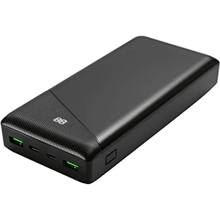 DELTACO Batterie Externe USB-A/C 30000mAh (Noir) - PB-C1002, Powerbank mit hoher Kapazität – Bild 2