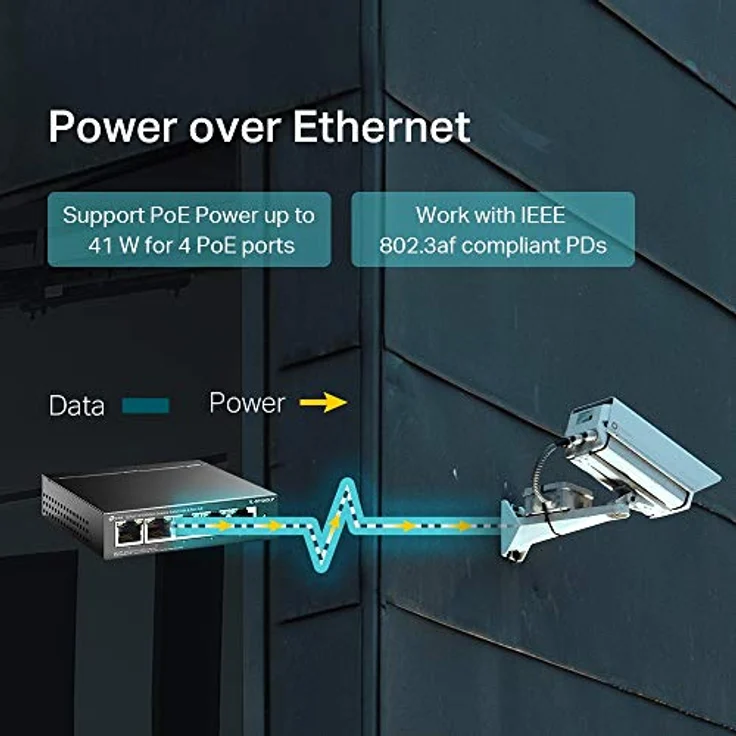 TP-Link TL-SF1005LP 5-Port 10-100Mbps (4x PoE Switch) – Bild 4