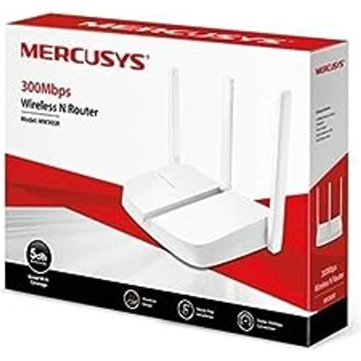 MERCUSYS MW305R Router (300 Mbps, 2, 4 GHz, 2 Antennen) Weiß – Bild 5
