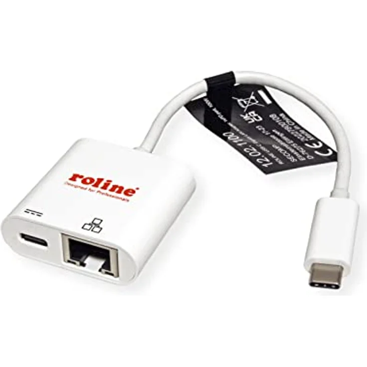 ROLINE USB 3.2 Gen 2 Typ C zu Gigabit Ethernet Konverter + 1x PD Port, 100W – Bild 2