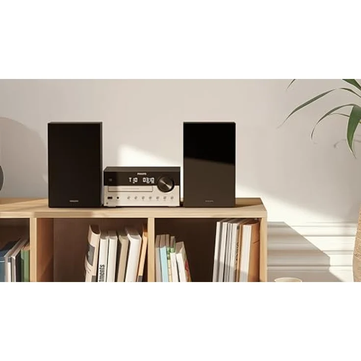 Philips TAM4205M2 Stereoanlage, UKW-Radio mit RDS, 80 W, kompakte Größe, Auracast™ Streaming – Bild 8