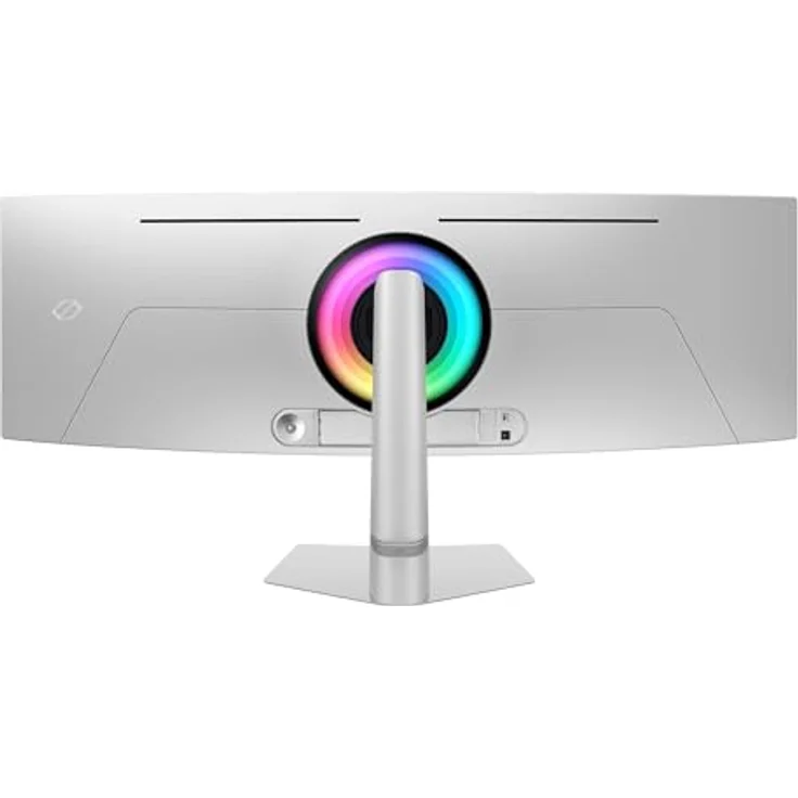 Samsung Odyssey OLED G93SC Curved Gaming Monitor, 49 Zoll, OLED-Panel, 5.120 x 1.440 Pixel, Freesync Premium Pro, Bildwiederholrate 240 Hz, Reaktionszeit 0,03 ms (G/G), Bildschirmkrümmung 1.800R – Bild 3