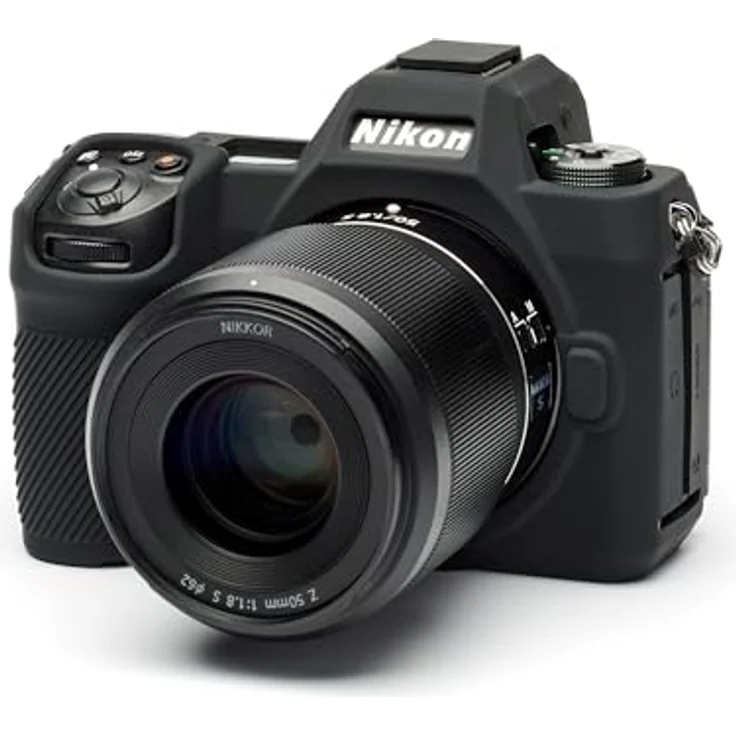 easyCover Silikon Kameratasche für Nikon Z6III - Maßgeschneiderter Schutz vor Stößen, Kratzern und Staub - Schwarz – Bild 1