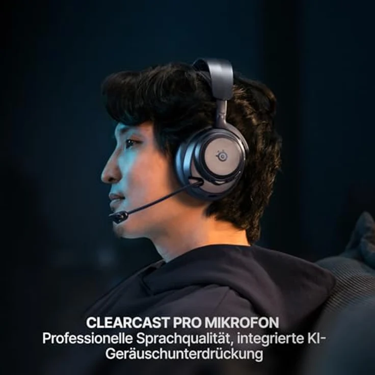 STEELSERIES Arctis Nova Pro Omni, Over-ear Gaming-Headset Bluetooth Blau – Bild 4