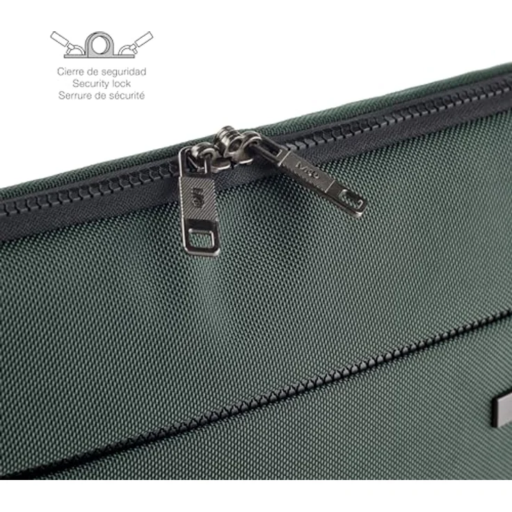 Miquelrius Bag to Work Series, Laptop Hülle 15"&16", wasserabweisende Notebooktasche, grün – Bild 5