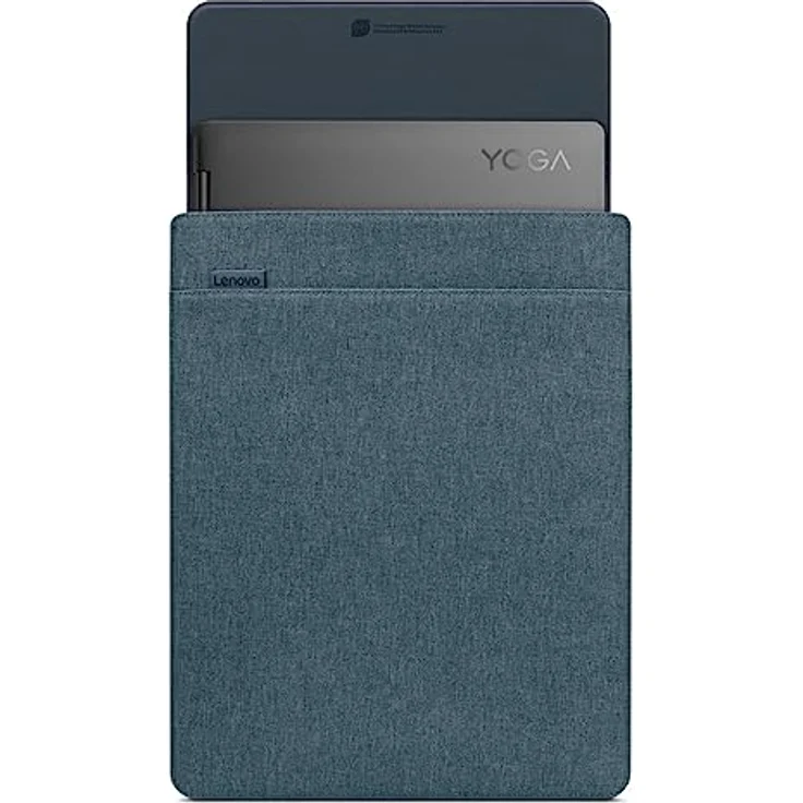Lenovo Yoga Laptophülle|14,5 Zoll|Magnetverschluss|schlank & leicht, aus recycelten Materialien|Separates Zubehörfach|Tidal Teal – Bild 4