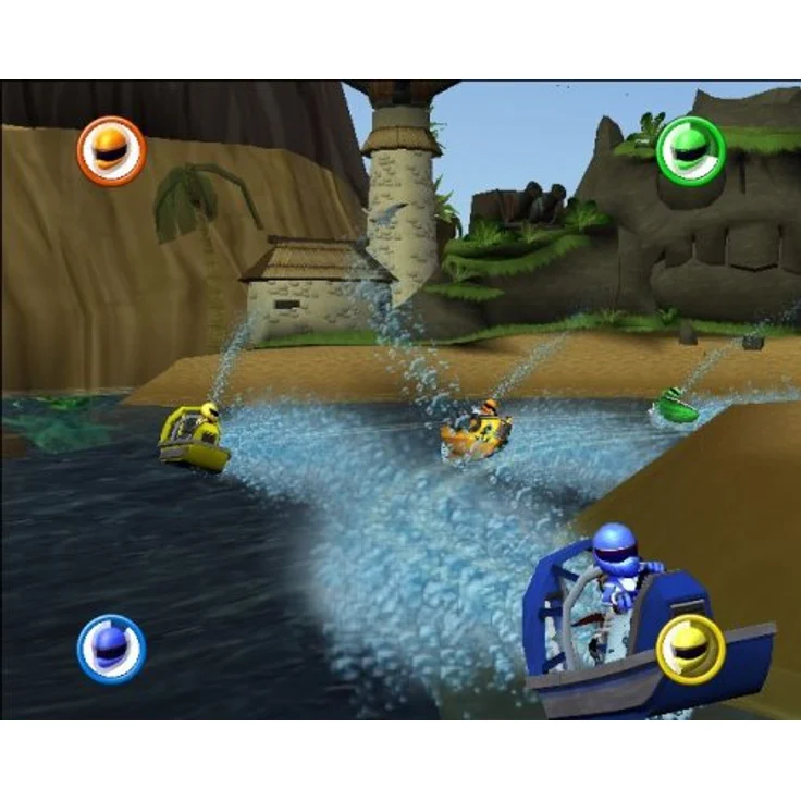 BUZZ! - Junior Verrückte Rennen + Buzzer (PS2) – Bild 6
