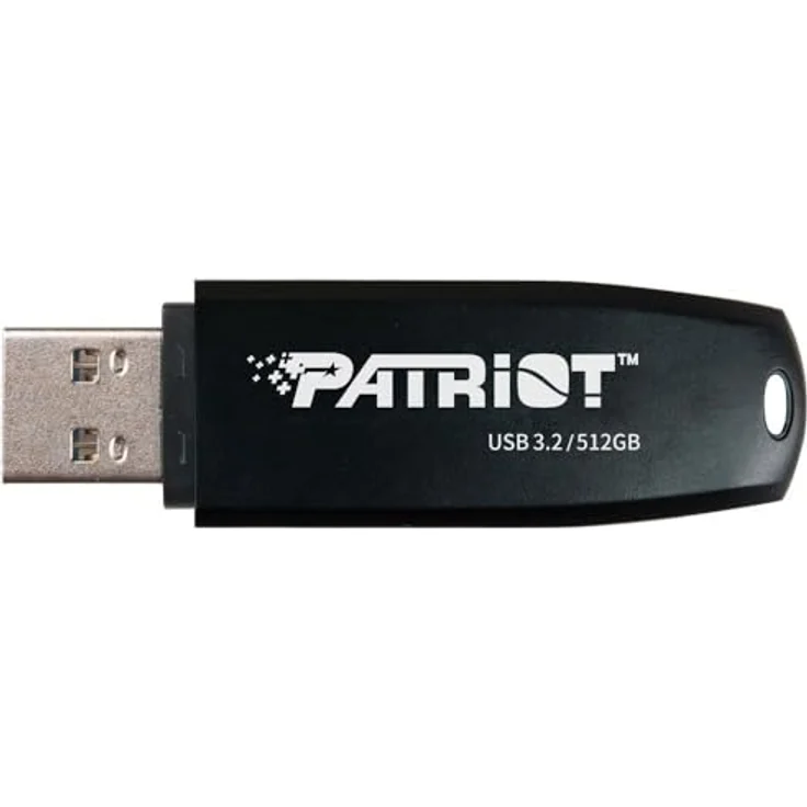 Patriot Core 512GB Type A USB 3.2, USB Stick mit 80 MB/s Leserate, schwarz – Bild 2